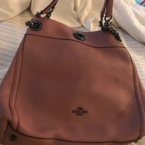 Coach leather bag